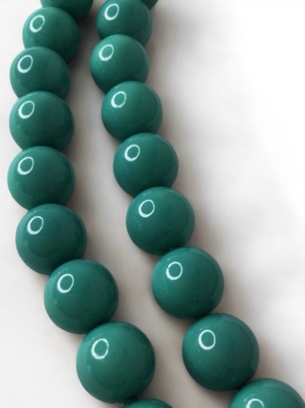 HEIDI DAUS Koi Fish Statement Necklace Swarovski Crystals, Turquoise Glass Beads - Picture 10 of 17